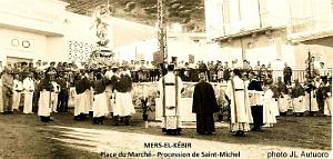 1668- Mers-el-Kebir - Place du Marche2 - Procession Saint-Michel